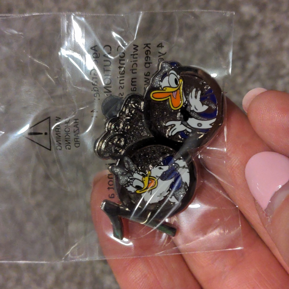 NWT Authentic Disney 100 Year Celebration Pin w/ Donald & Daisy (Costco Edition)